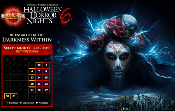 คืนหลอน วิญญาณโหด Halloween Horror Nights 6 ที่ Universal Studios Singapore