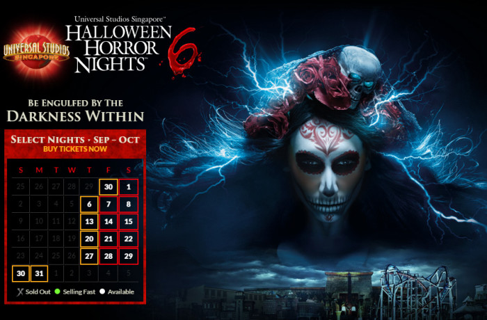 คืนหลอน วิญญาณโหด Halloween Horror Nights 6 ที่ Universal Studios Singapore