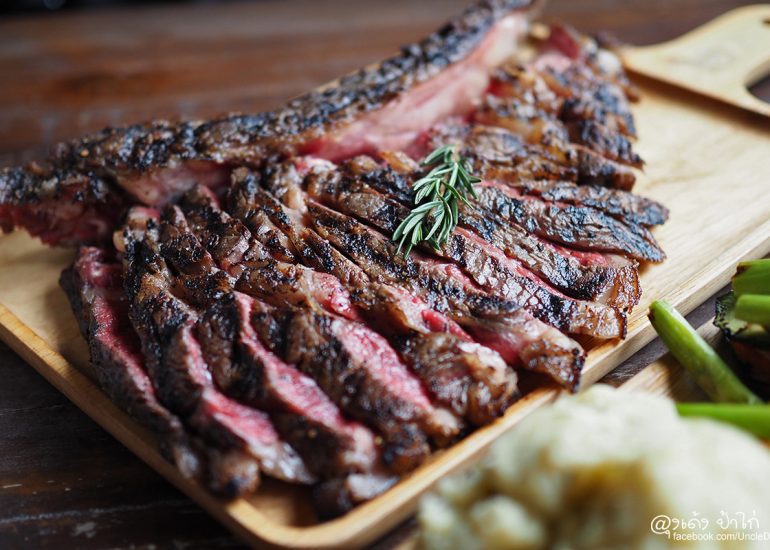 Medium Rare Steak & Wine