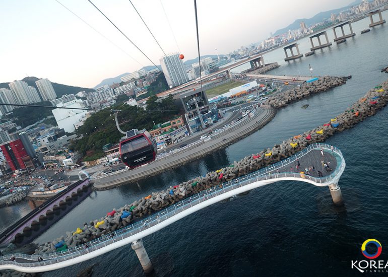 กระเช้า Busan Air Cruise & Songdo Skywalk แห่ง ปูซาน