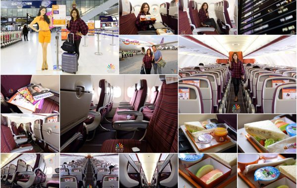 พาไปชม THAI Smile เส้นทาง กรุงเทพ – มาเก๊า พร้อมชิมของว่าง และเครื่องดื่ม ระหว่างการเดินทาง