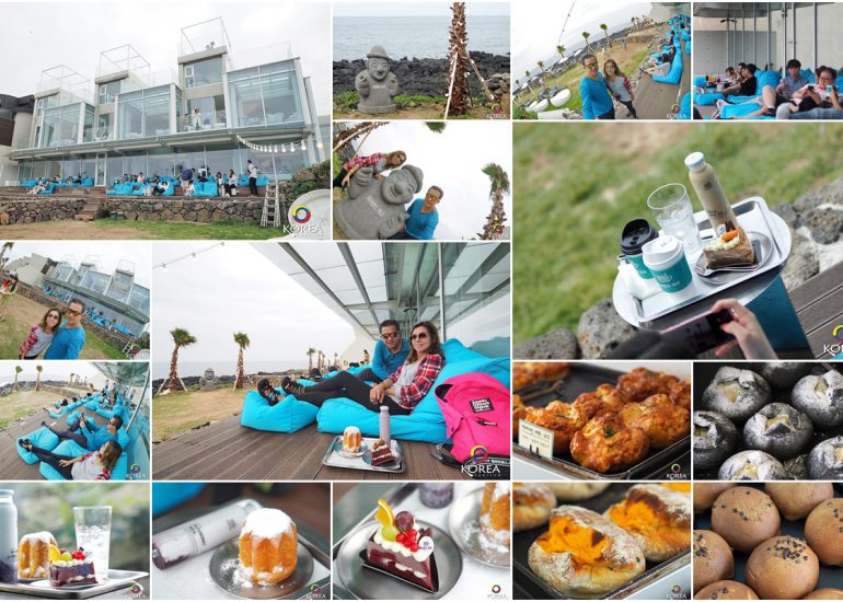 Premium Cafe คาเฟ่ ริมทะเล เกาะเชจู