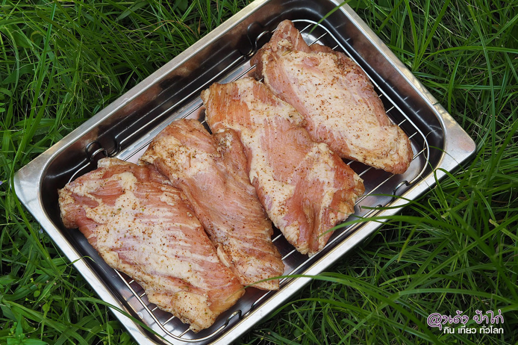 Just Grill คอหมูย่าง สูตรโบราณ